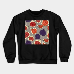 Common fig fruits pattern Crewneck Sweatshirt